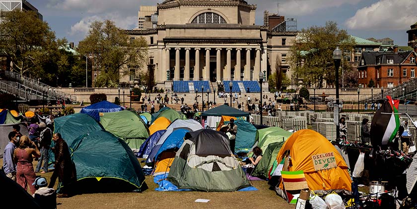 Проізраїльські студенти «Колумбії» засуджують своїх єврейських однолітків