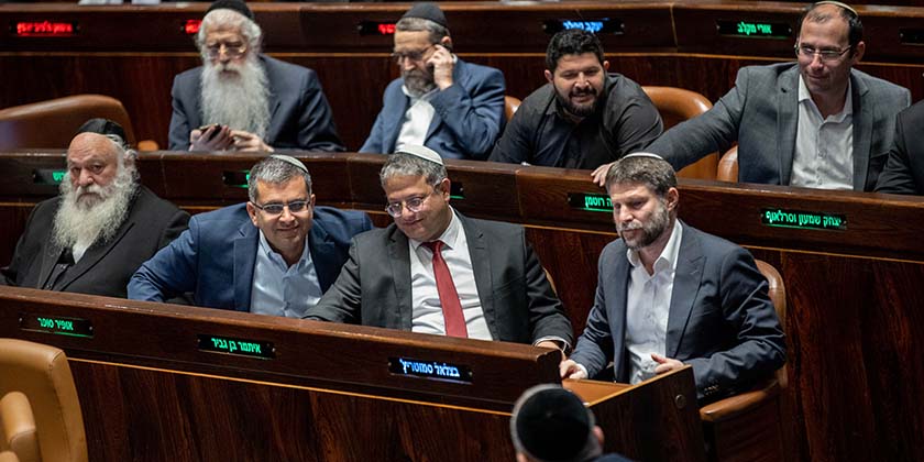 У Білому домі обговорюють можливість введення санкцій проти Бен-Гвіра та Смотрича