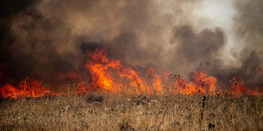 Ракетний обстріл півдня Ізраїлю, біля Ашдода спалахнула пожежа