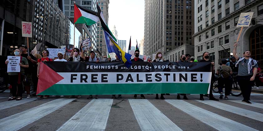 Зʼїзд Демократичної партії США пройде під шум пропалестинських протестів