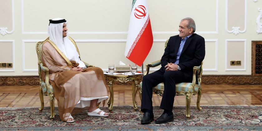 Глава МЗС Катару зустрівся з президентом Ірану на тлі переговорів про припинення вогню у секторі Газа