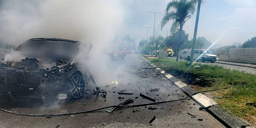 Кримінальні війни в Рамлі: підірван автомобіль, є загиблий