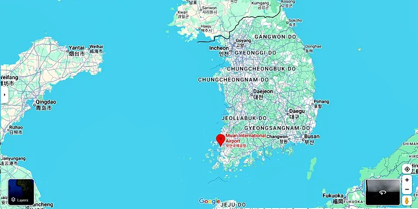 У Південній Кореї розбився літак з Таїланду зі 175 пасажирами