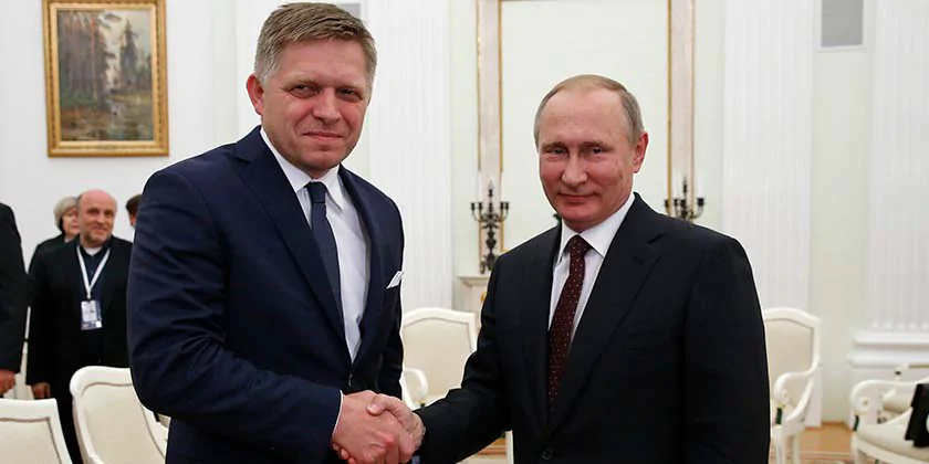Прем’єр-міністр Словаччини провів особисту зустріч з Путіним, незважаючи на позицію ЄС