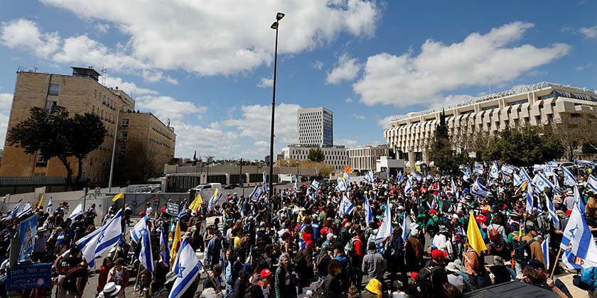 День протестів у Єрусалимі та Тель-Авіві. Є затримані