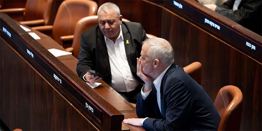 Ганц і Айзенкот виступили із незвичною заявою: «Ізраїль у небезпеці»