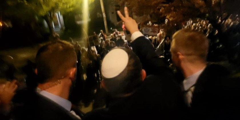 Канцелярія Бен-Гвіра: «Пропалестинські активісти кидали в нього пляшки з водою»