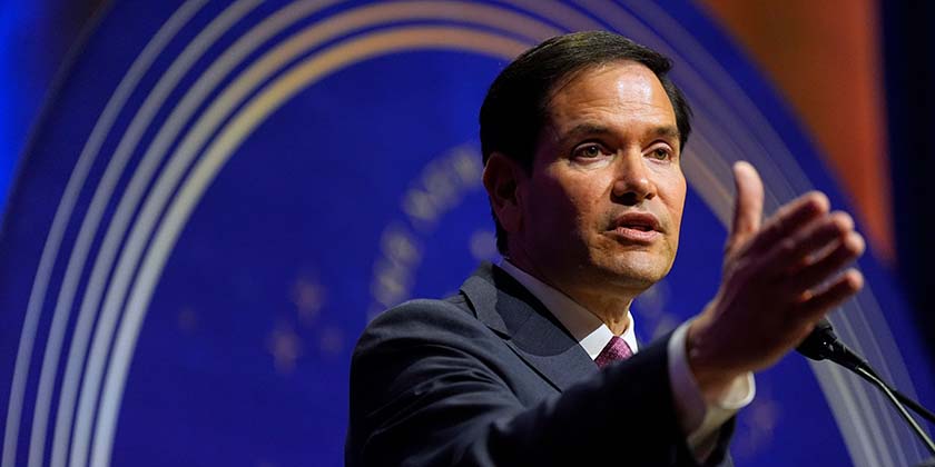 Марко Рубіо звільняє високопоставленого співробітника Держдепу через розбіжності щодо Ізраїлю та Палестини