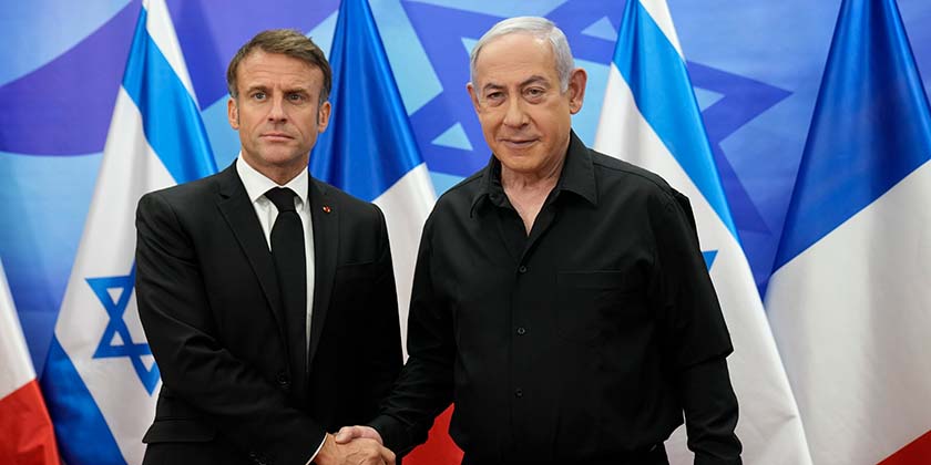 Макрон у листі Нетаньягу: повторна окупація Гази обернеться ізоляцією Ізраїлю та посиленням антисемітизму