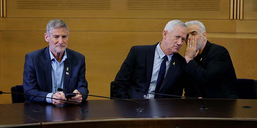 Ганц, Айзенкот, Лапід і Голан готові надати Нетаньягу «страховку» на випадок виходу Смотрича та Бен-Гвіра