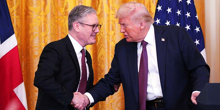 Велика Британія визнає палестинську державу одразу після від’їзду Трампа