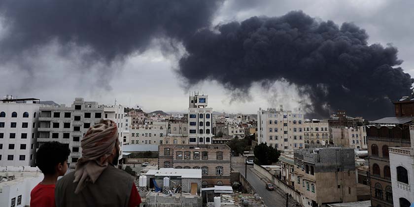 Десятки літаків ВПС Ізраїлю атакували об’єкти хуситів у Сані