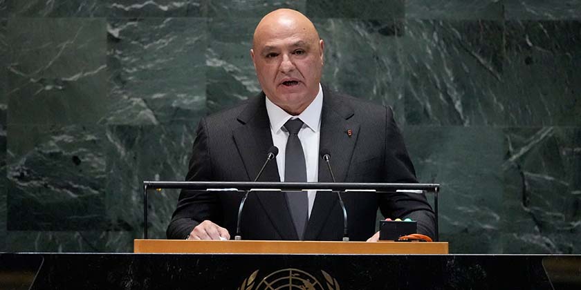 Жозеф Аун: «Ліван зробив свій вибір. Не залишайте його!»