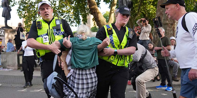 У Лондоні затримали понад 425 учасників пропалестинської акції