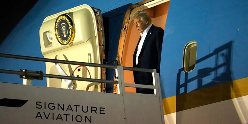 Трамп у літаку перед вильотом до Ізраїлю: «Війна в Газі закінчена!»