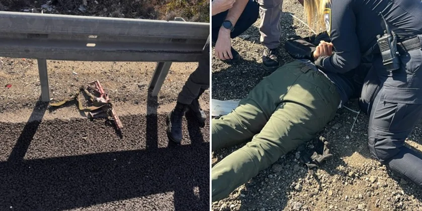 Заарештовано мотоцикліста, який розстріляв автомобіль на шосе 443