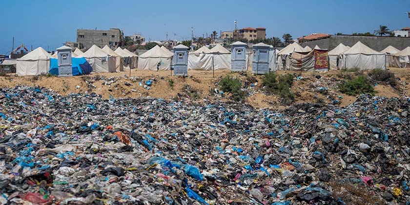 Повені в секторі Газа: медики попереджають про небезпеку епідемій