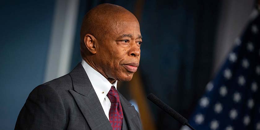 Іцхак Герцог зустрівся з мером Нью-Йорка Еріком Адамсом, який прибув до Ізраїлю з візитом