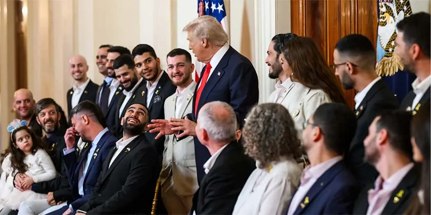 Трамп прийняв колишніх заручників у Білому домі: «Ви — герої»